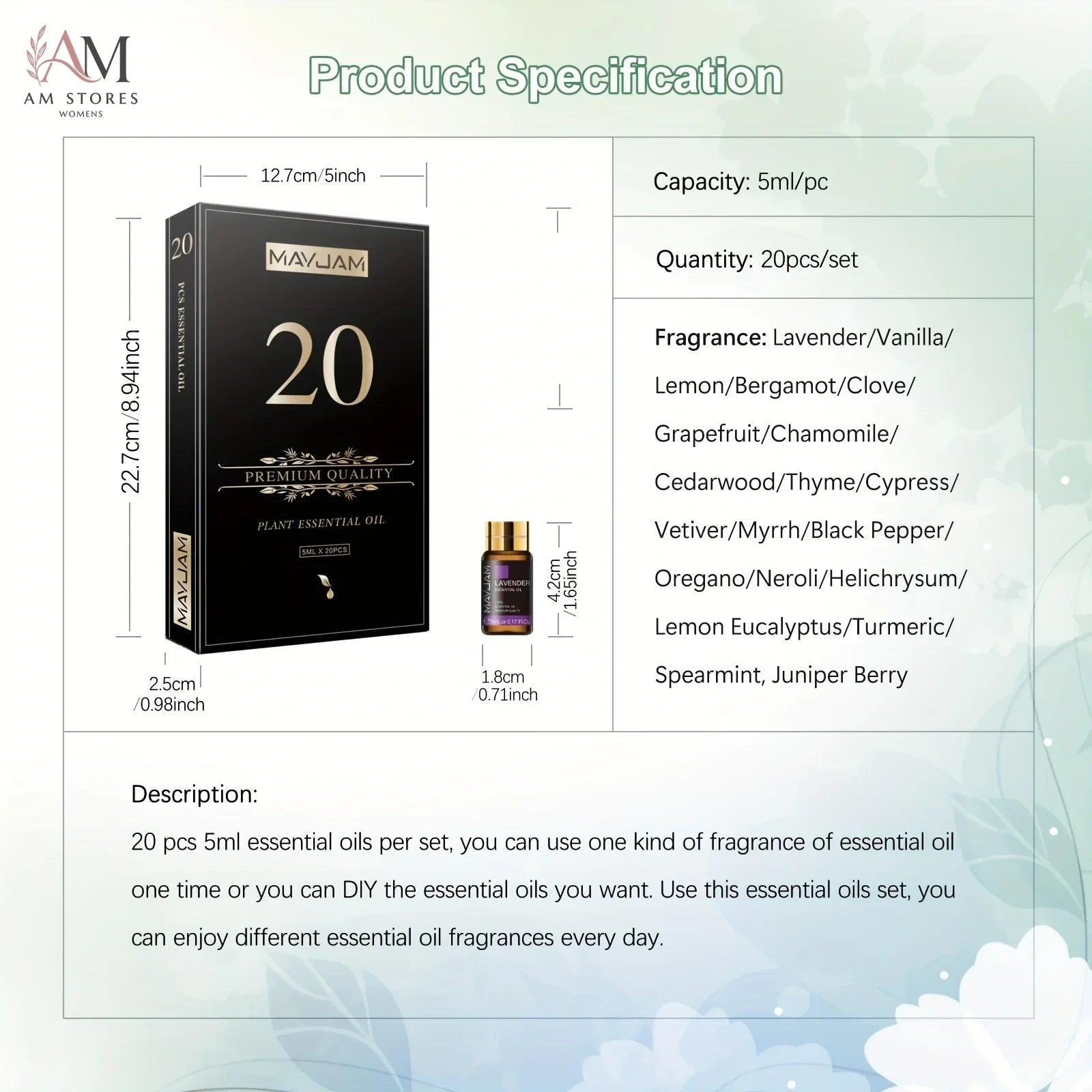 MAYJAM Eucalyptus Essential Oil Set - view 4