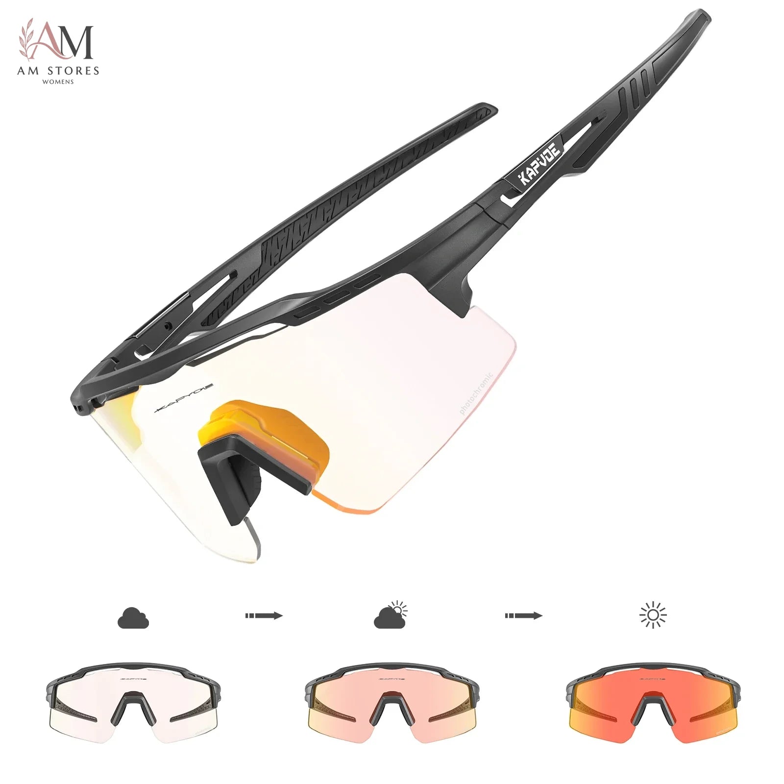 Unisex Photochromic Cycling Sunglasses UV400 - view 7