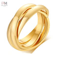 Customize Stainless Steel Engagement Wedding Women's Ring - view 8
