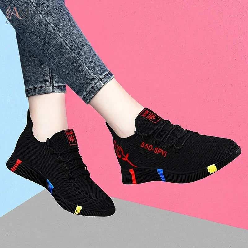 Women's Platform Breathable Casual Sneakers - view 3