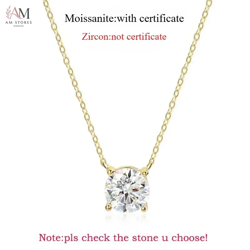 Smyoue Moissanite Pendant Women's Necklace - view 7