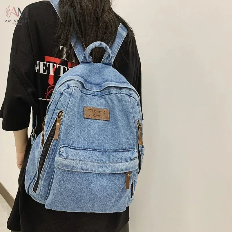 Denim Women's Large-Capacity Bag - view 4
