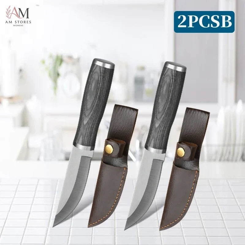 WXCOO Stainless Steel Butcher Knife with Protective Sheath - view 8