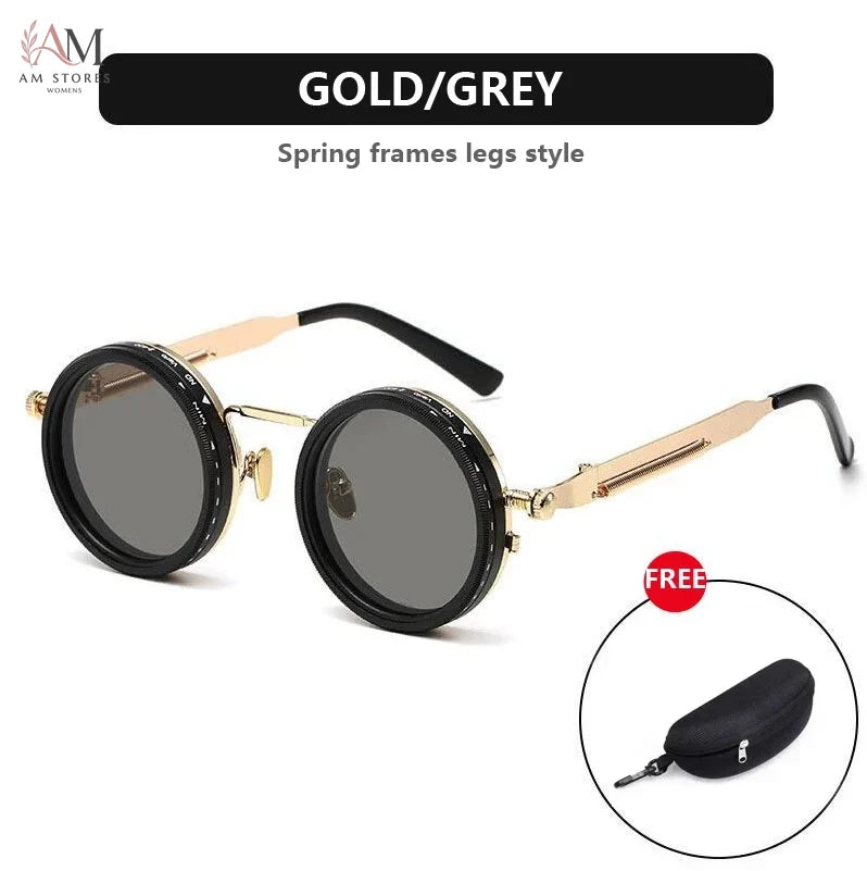 Unisex Vintage Round Polarized ND9 Eyeglasses UV400 - view 11