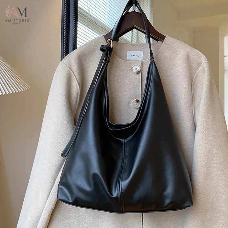 Women's PU Leather Large-Capacity Shoulder Bag - view 8