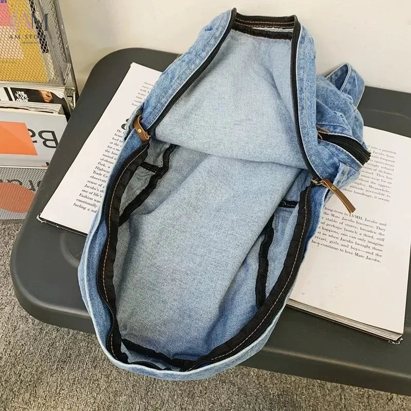 Denim Women's Large-Capacity Bag - view 6