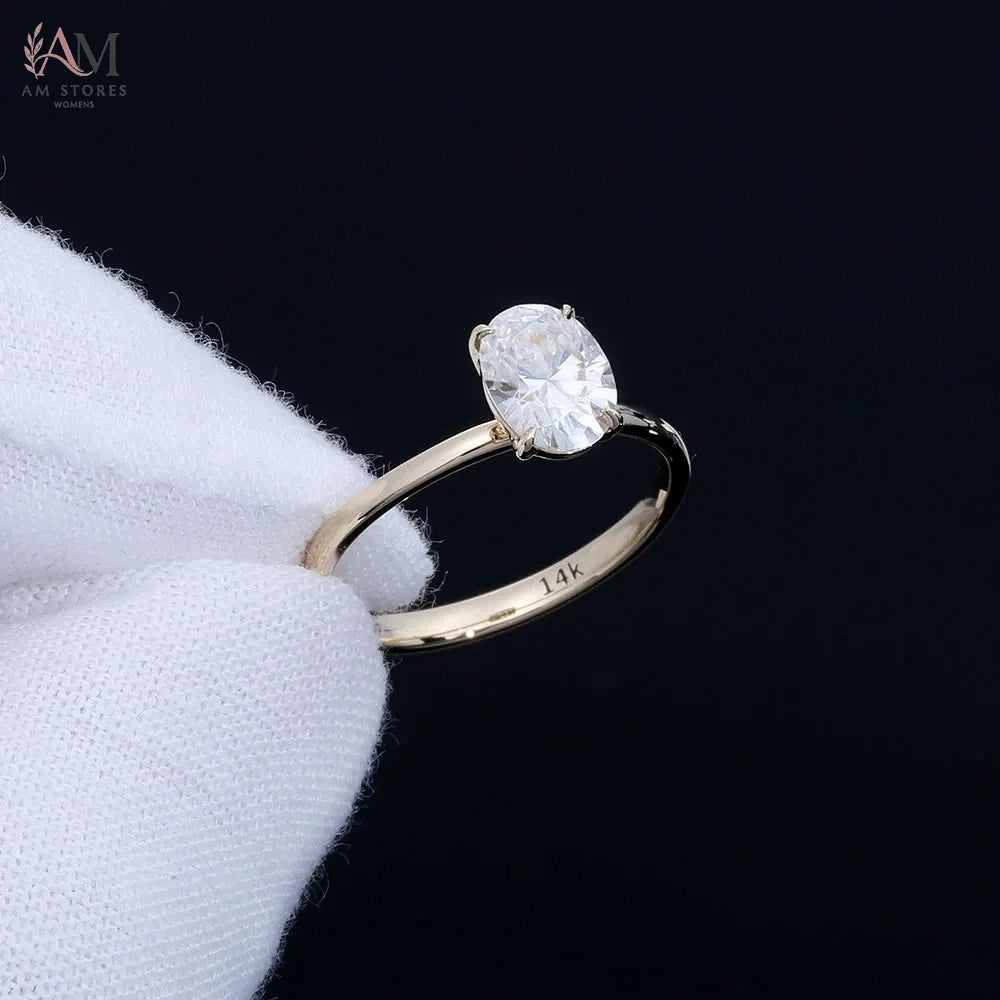 ESKEEM Moissanite Engagement Wedding Women's Ring - view 5