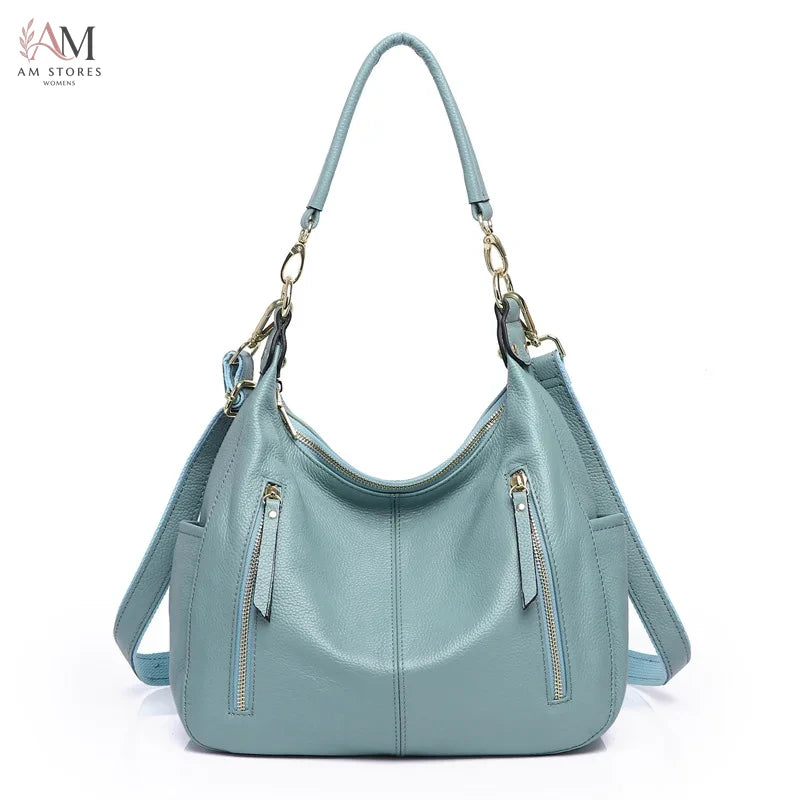 Zency Women's Leather Large-Capacity Crossbody Bag - view 9