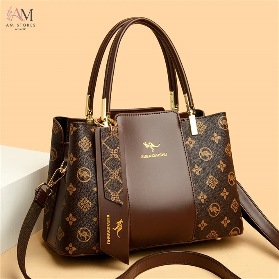 Women's Leather Large-Capacity Crossbody Bag - view 1