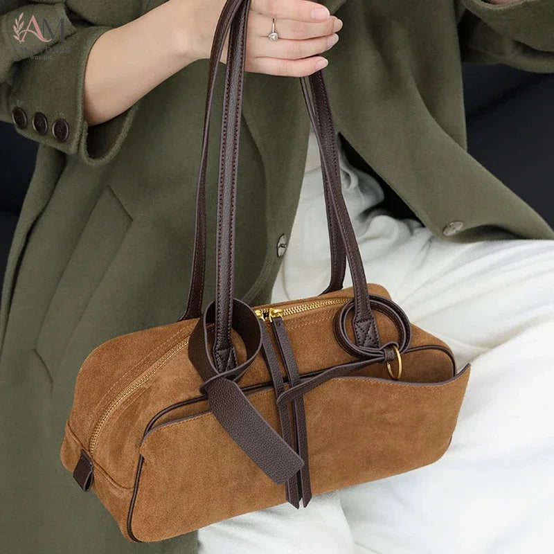 Women's Leather Large-Capacity Tote Bag - view 5