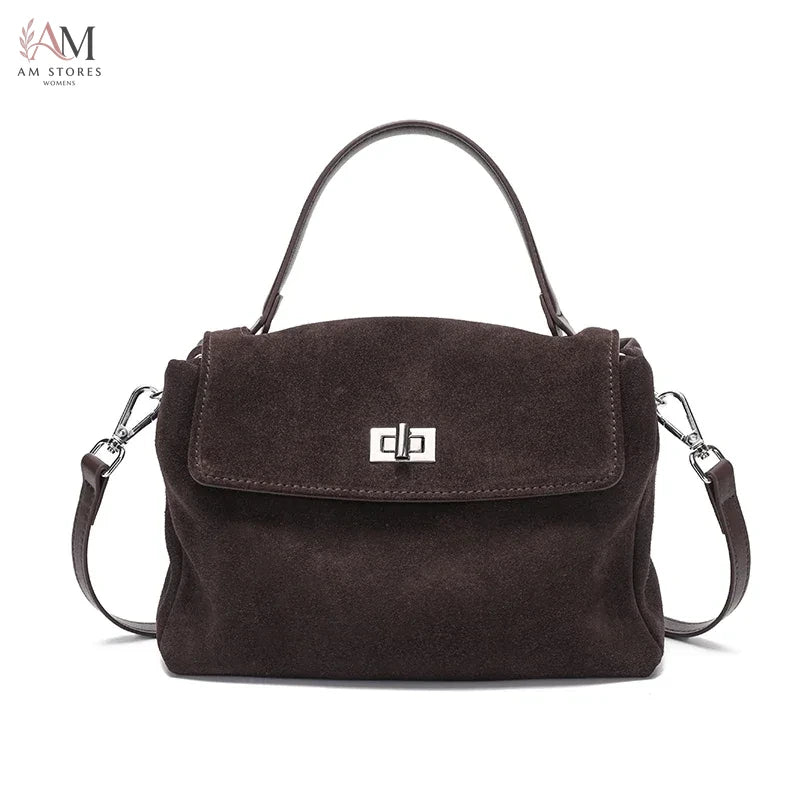 Women's Leather Crossbody Bag - view 9