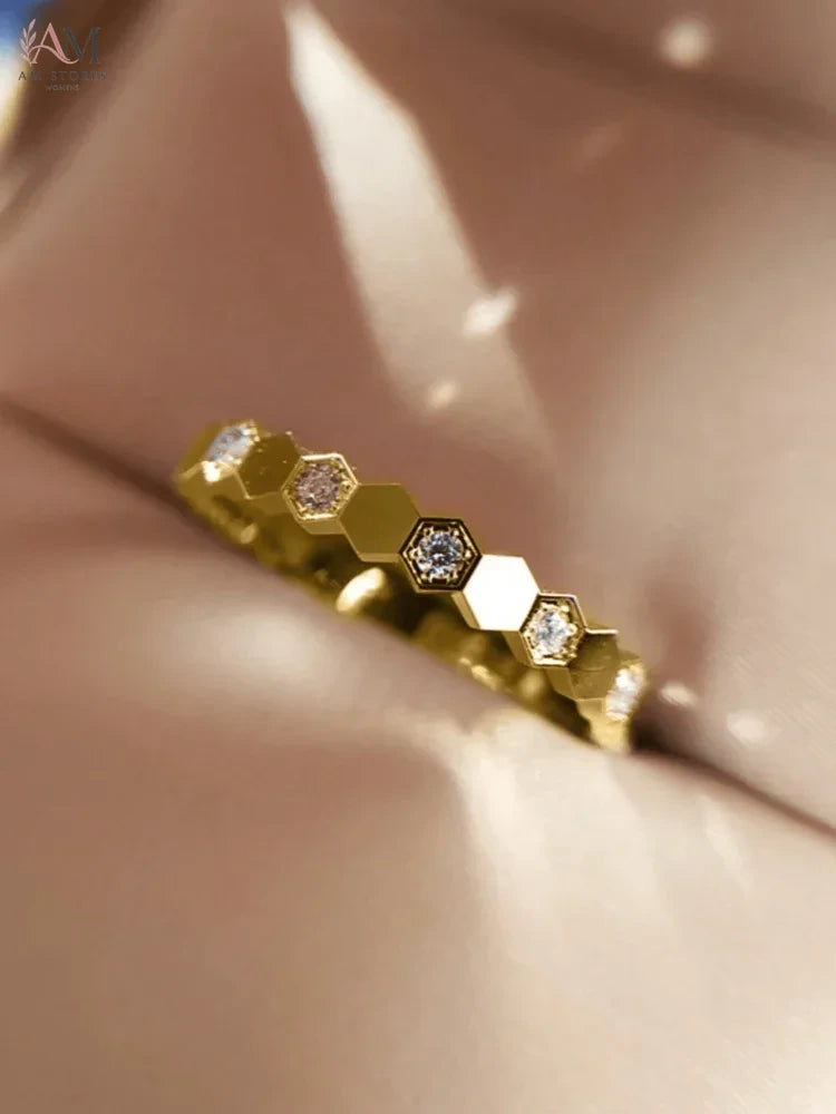 925 Sterling Silver Cubic Zirconia Engagement Wedding Women's Ring - view 7