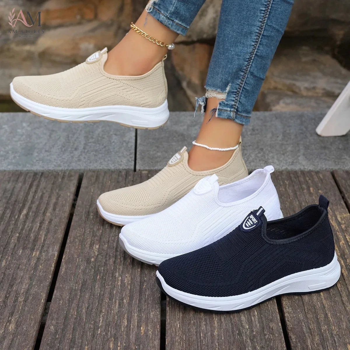 Women's Breathable Casual Shoes - view 3