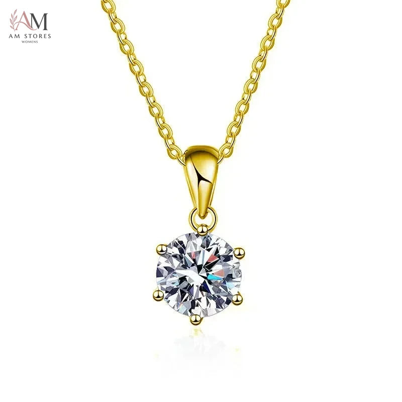 1–3ct Moissanite Solitaire Pendant Necklace - view 7