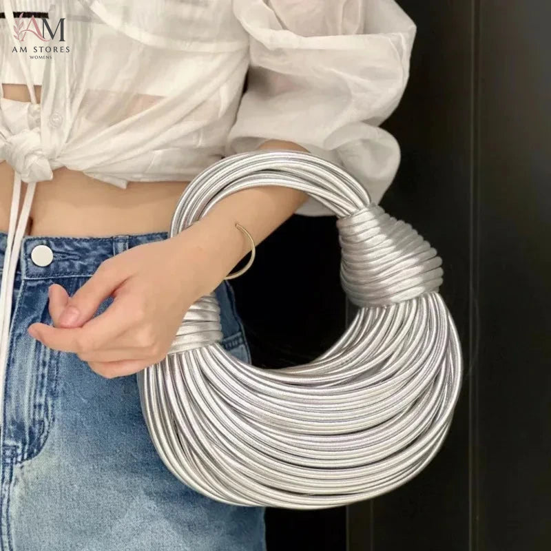 Women's Handwoven Knot Evening Bag - view 4