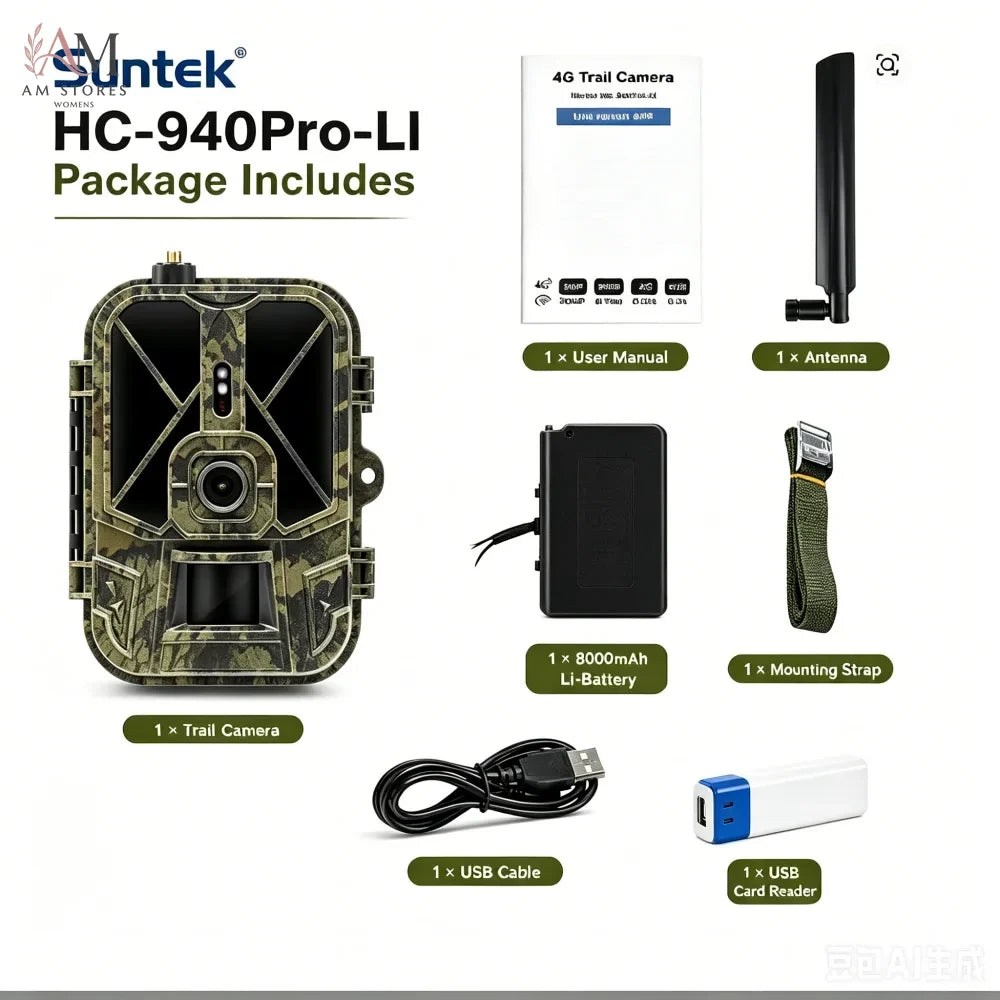 4K 120MP 4G Trail Camera with Water-Resistant & Built-In SIM - view 6