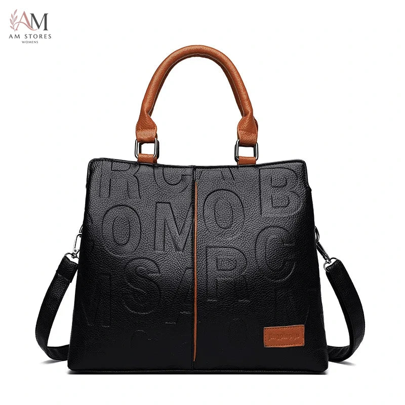 PU Women's Leather Large-Capacity Crossbody Bag - view 6