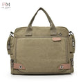 Men's Canvas Travel Crossbody Messenger Bag - view 7