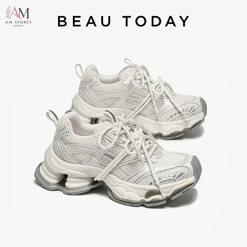 Women's Leather Sneakers - view 5