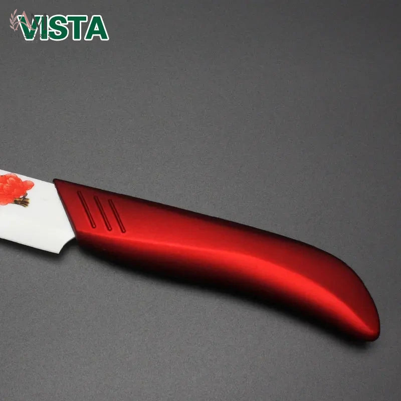 Ceramic Kitchen Knife Set with Stand & Peeler - view 5