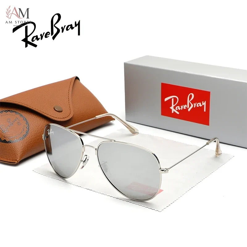RareBray Unisex Vintage Aviator Polarized Anti-Glare Eyeglasses UV400 - view 4