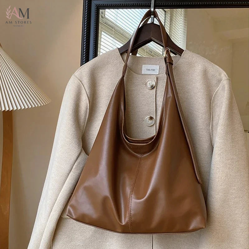 Women's PU Leather Large-Capacity Shoulder Bag - view 7
