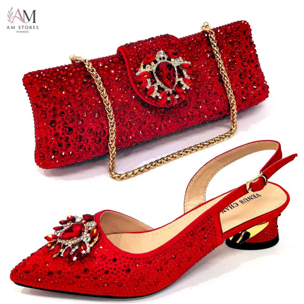 Women's Comfort Rhinestone High-Heel Pumps - view 15