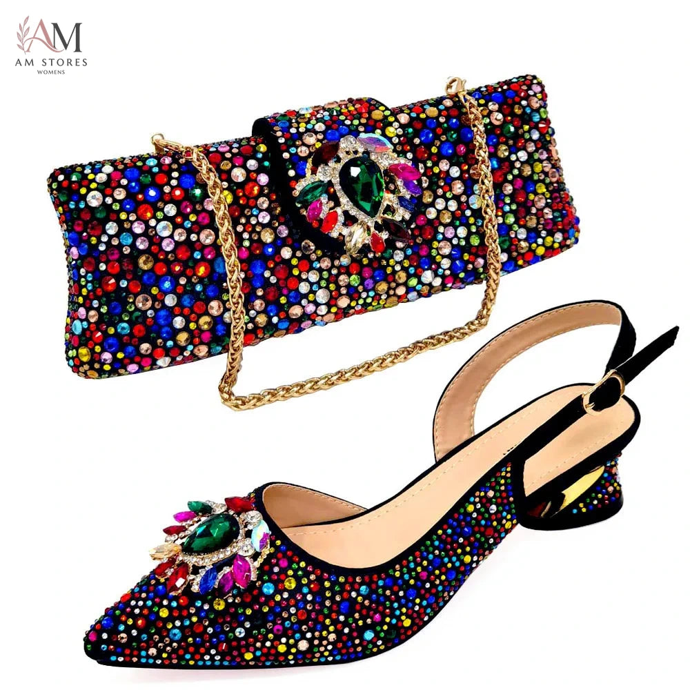 Women's Comfort Rhinestone High-Heel Pumps - view 16
