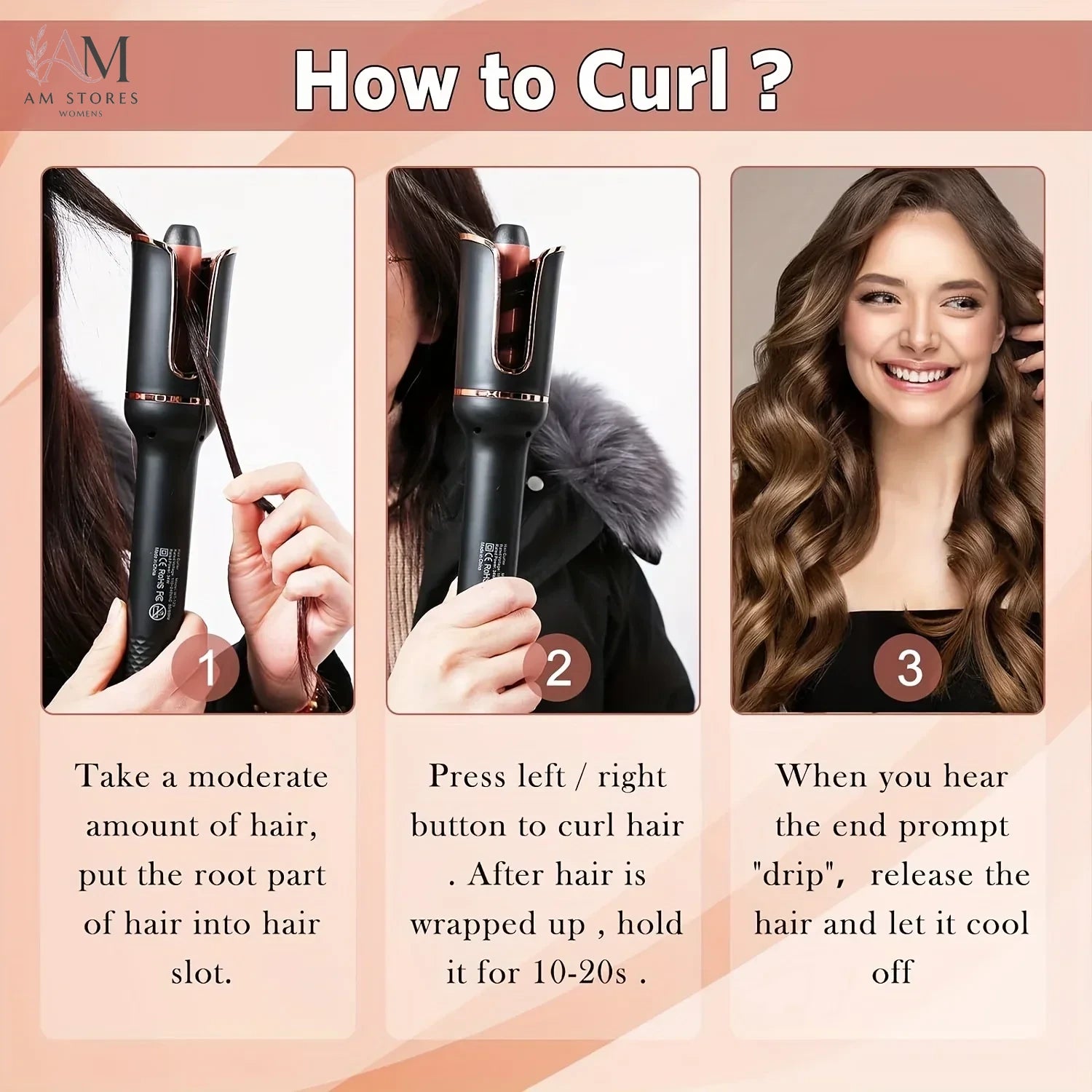 Ceramic Automatic Hair Curler - view 5
