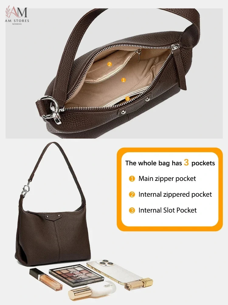 Zency Women's Leather Crossbody Bag - view 5