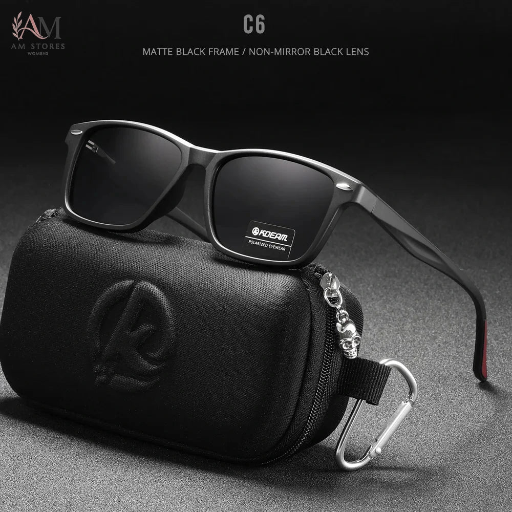 KDEAM Unisex Square Polarized TR90 KD398 Sunglasses - view 7