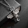Cat & Wing Pendant Necklace - view 6