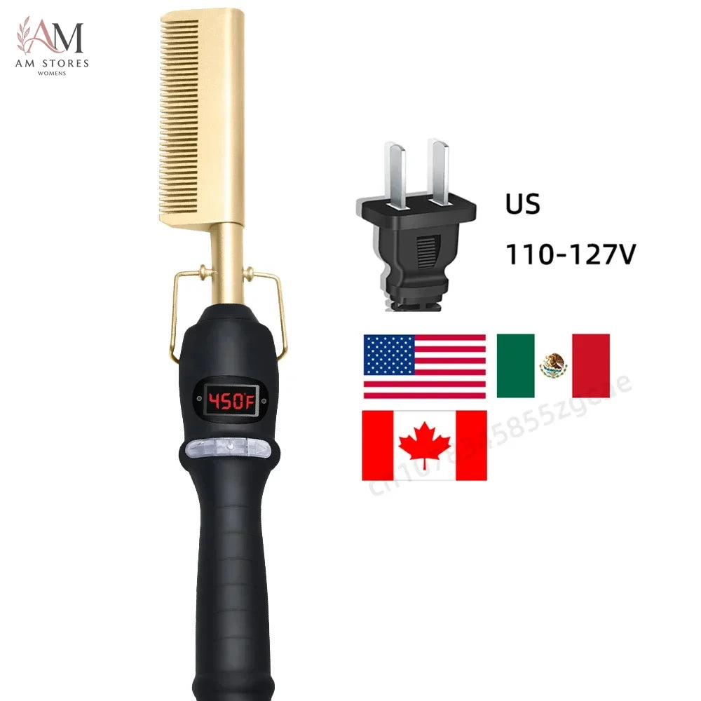Anti-Scald Portable Electric Hot Comb - view 9