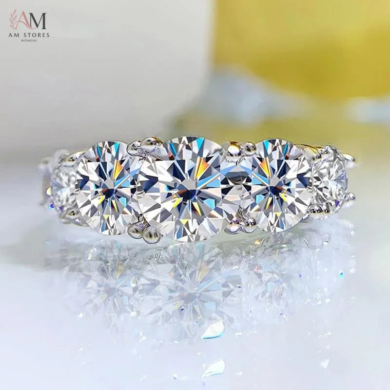 18k Moissanite Wedding Women's Ring - view 1