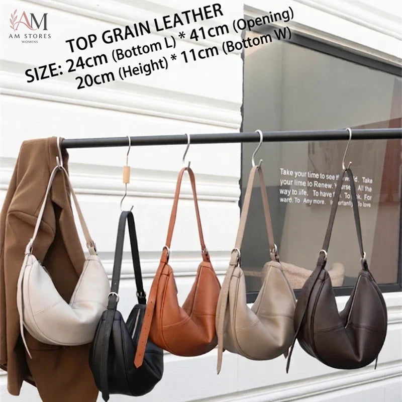 BURMINSA Women's Leather Work Crossbody Bag - view 6