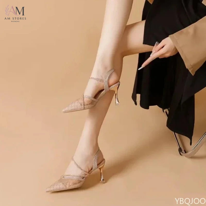 Women's Rhinestone Sandals - view 5