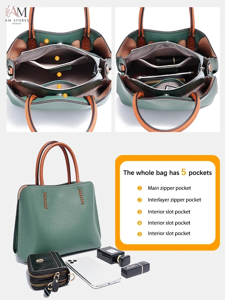 Zency Women's Leather Crossbody Bag - view 5