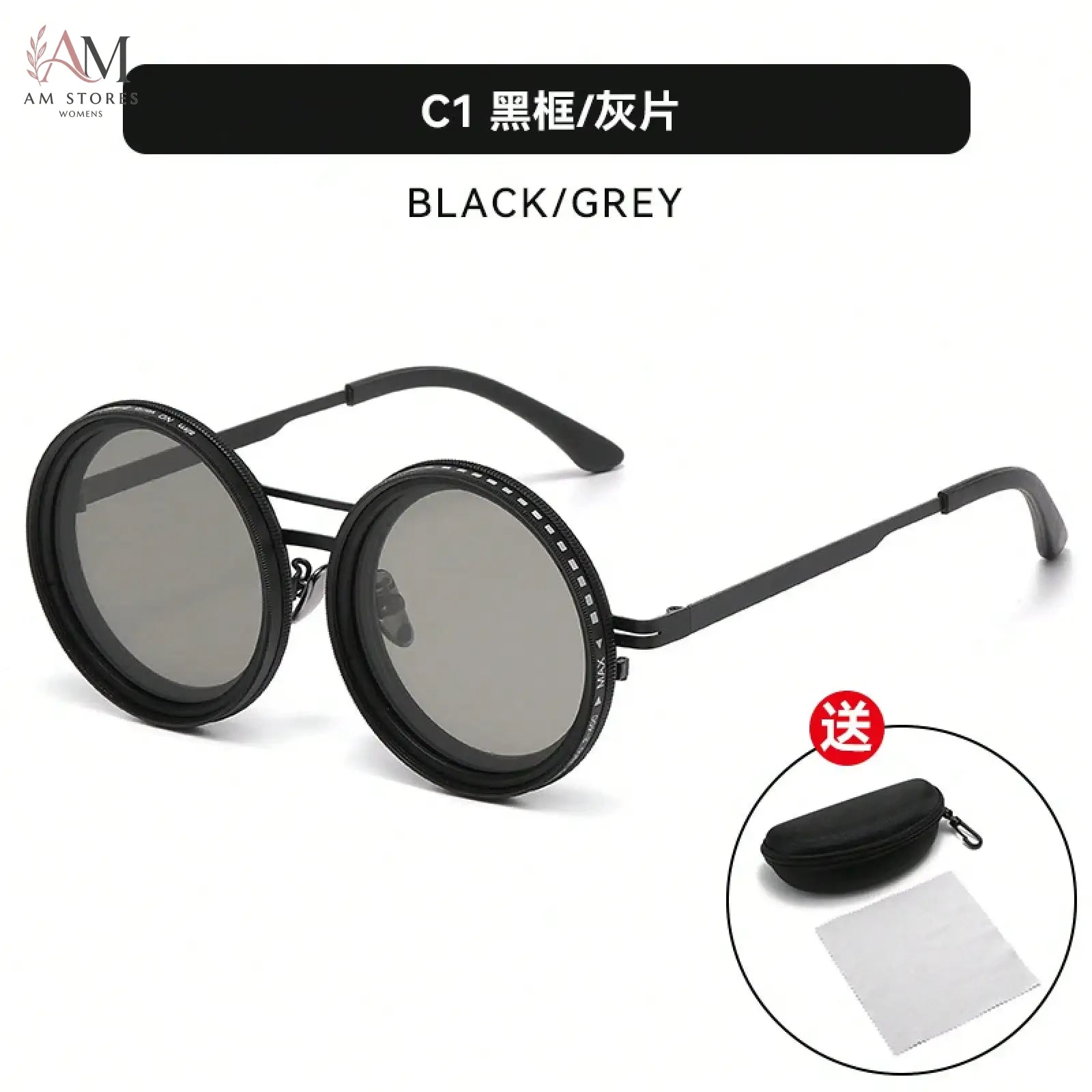 Unisex Vintage Polarized Cycling ND9 Sunglasses - view 1