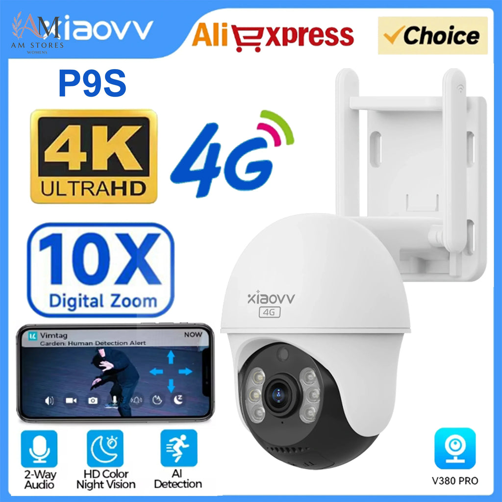 XIAOVV 4G Camera with Water-Resistant & Remote Access - view 1