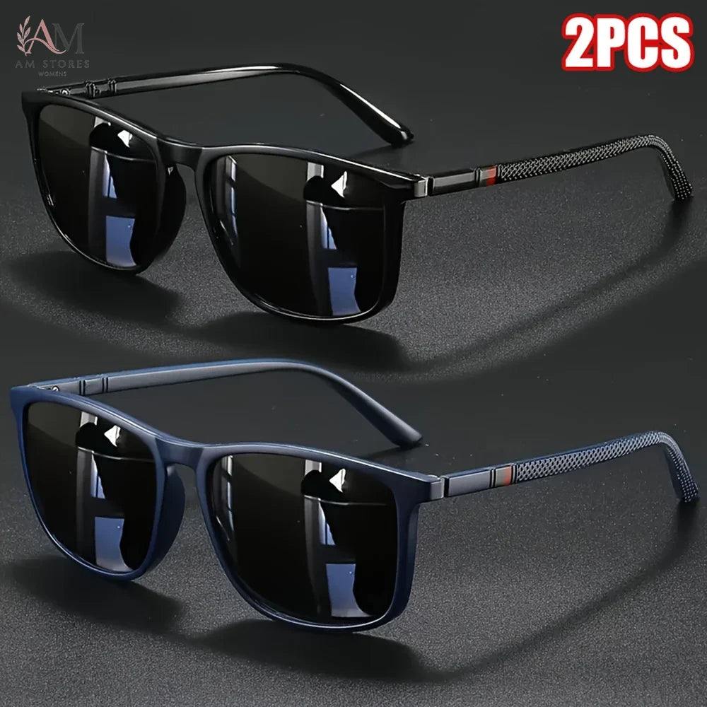 Unisex Vintage Square Polarized Cycling Sunglasses UV400 - view 7