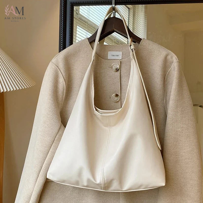 Women's PU Leather Large-Capacity Shoulder Bag - view 9