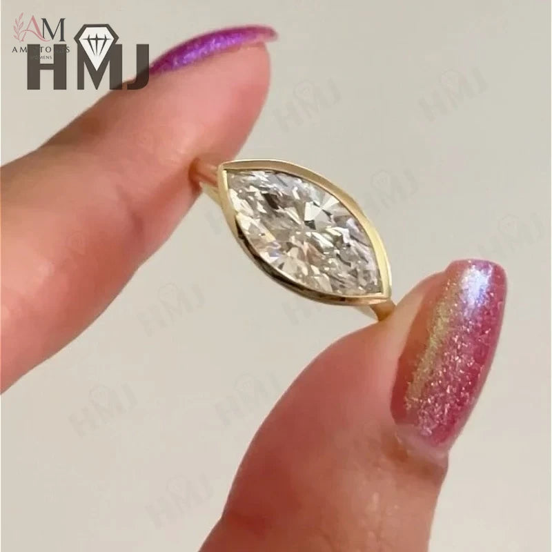 Wedding Moissanite Engagement Women's Ring - view 6
