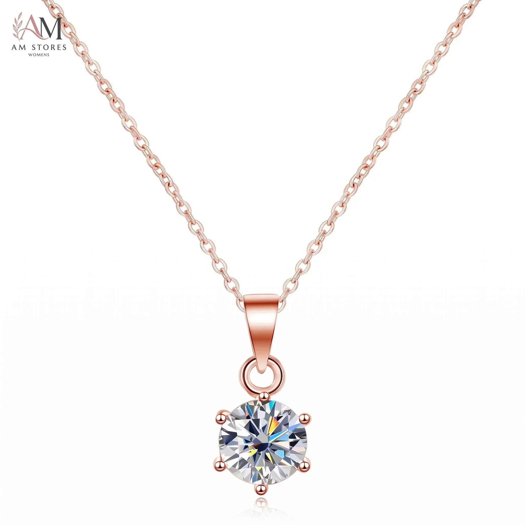 1–3ct Moissanite Solitaire Pendant Necklace - view 8