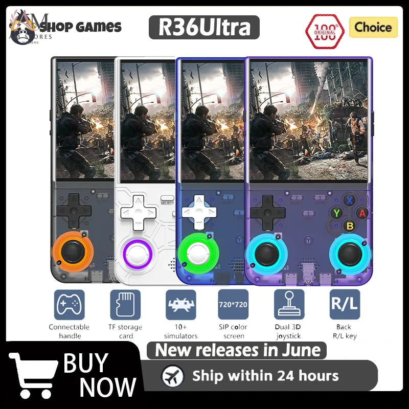 R36S Ultra 4.0-Inch IPS Linux Handheld Game Console - view 1