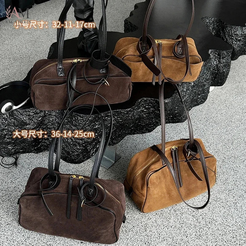 Women's Leather Large-Capacity Tote Bag - view 6