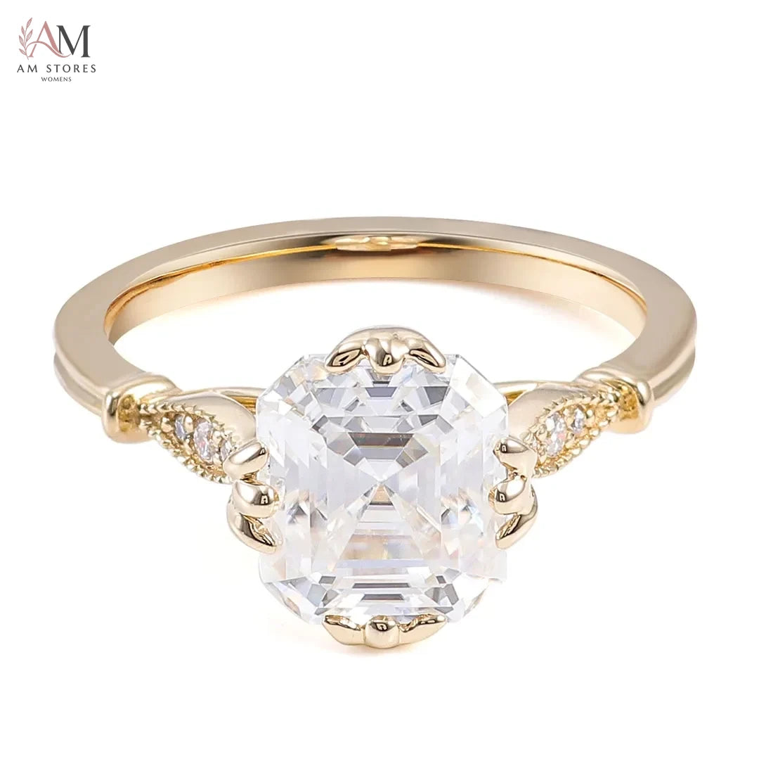 Provence Moissanite Engagement Wedding Women's Ring - view 1