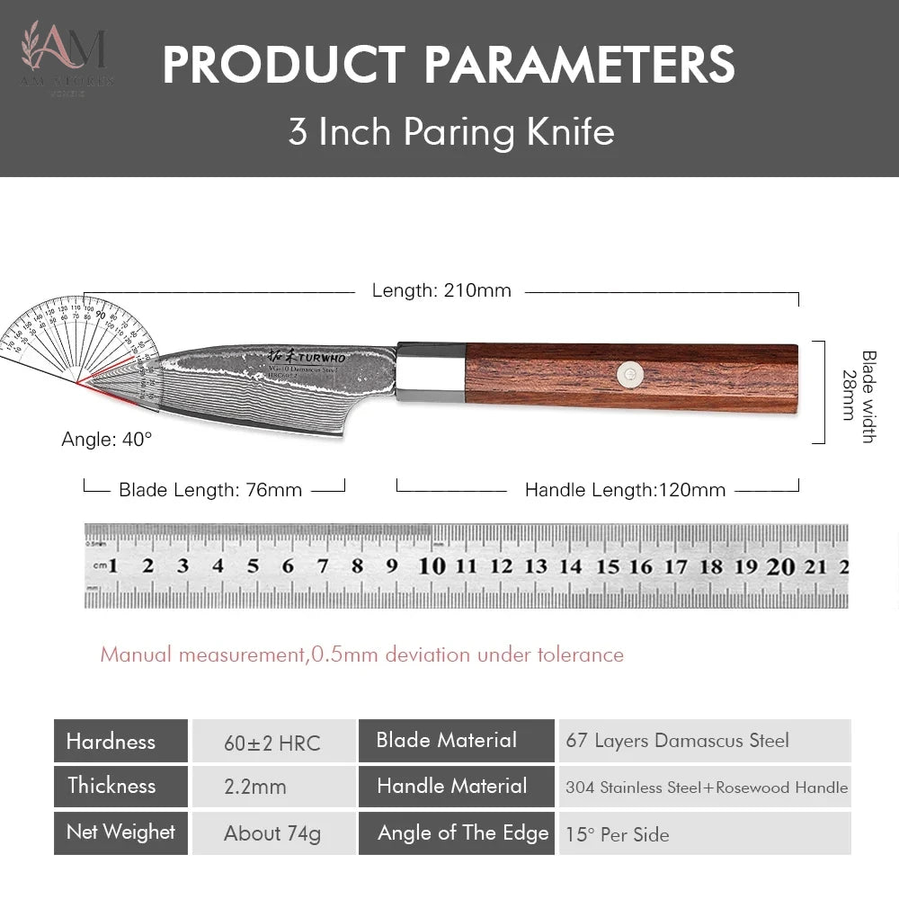TURWHO Paring Knife - view 6