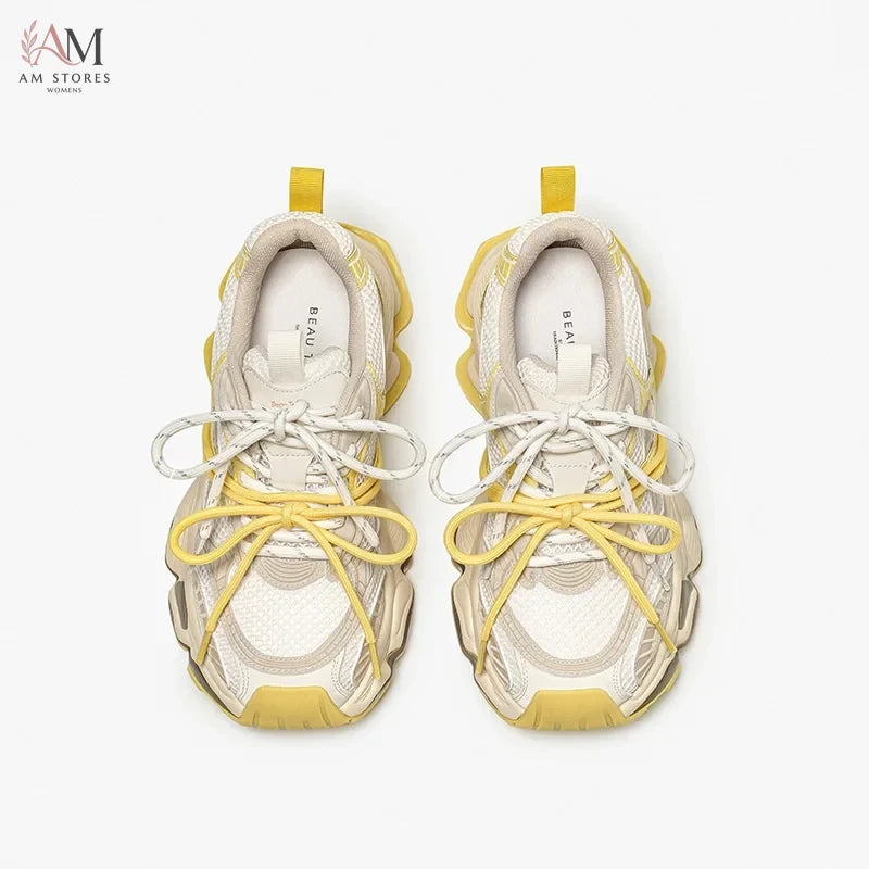 Women's Leather Sneakers - view 3