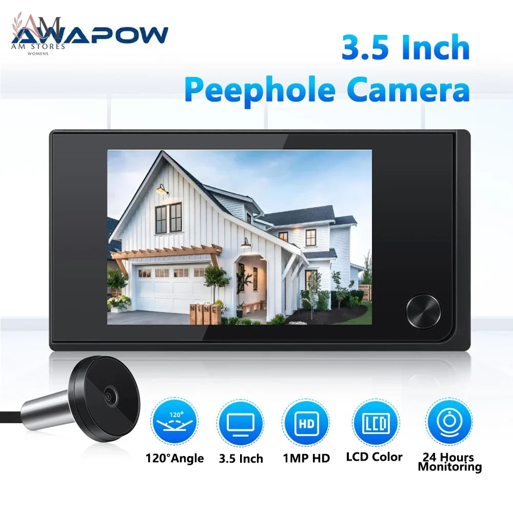 Awapow 3.5-Inch Digital Door Peephole Viewer - view 9