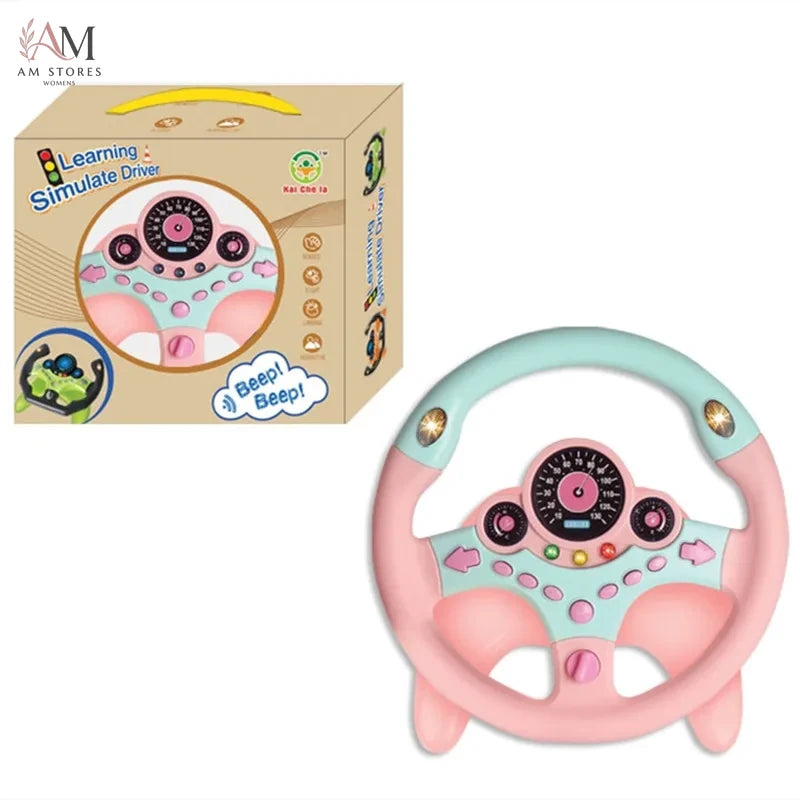 Baby Educational Light-Up Sound Steering Wheel Toy - view 10